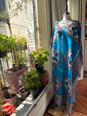 Caftan Yaillahi turquoise